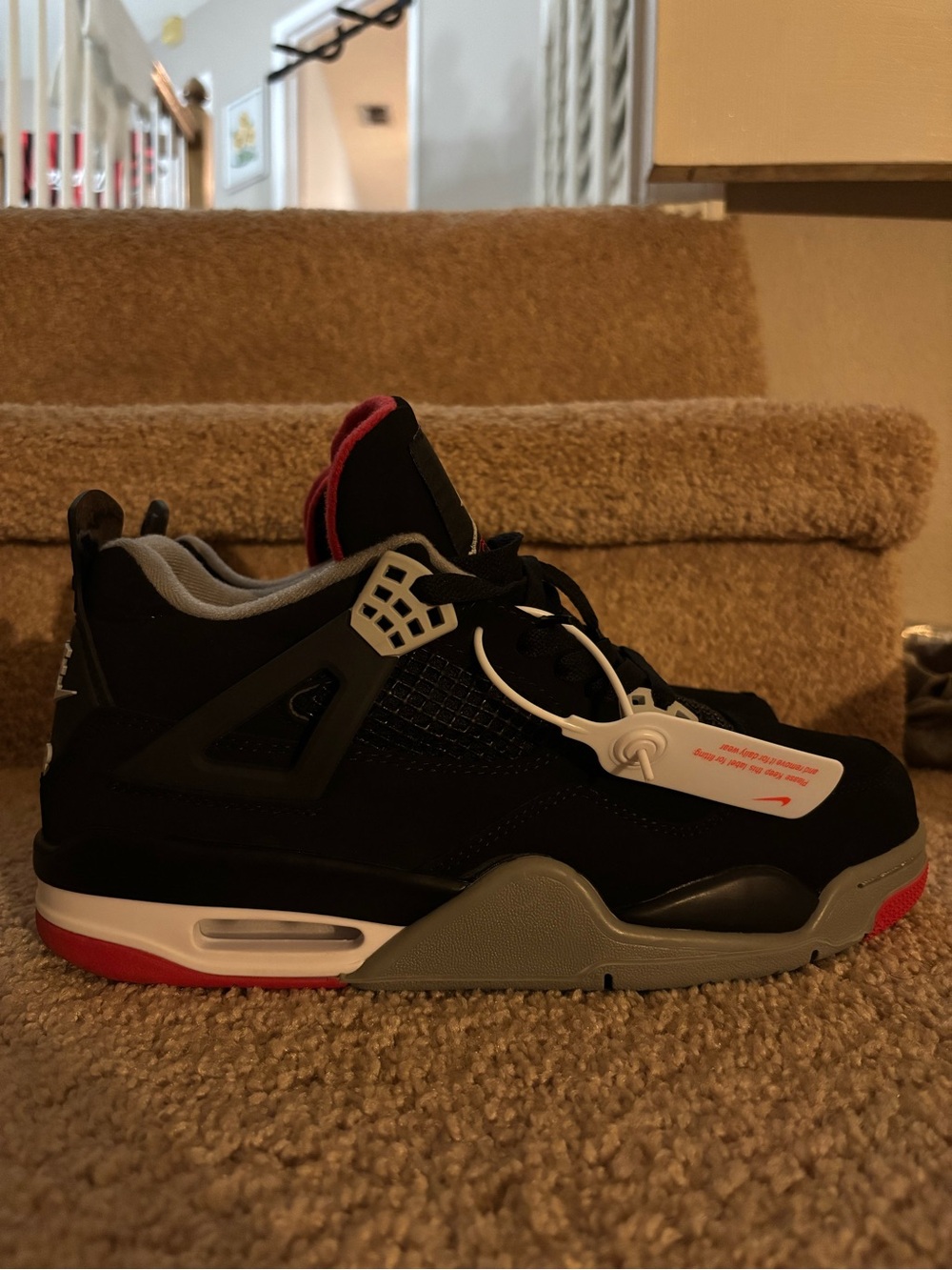Jordan Black, Gray and Red Retro Sneakers